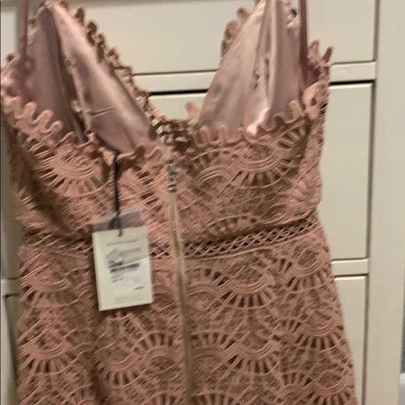Bardot Lace Cocktail Dress In Dusty Pink NWT! - Picture 5 of 6